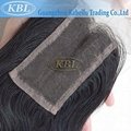 KBL Grade 5A 1 Piece Top Lace Closure Middle Part Brazilian Body Wave 12" 2