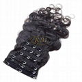 Brazilian Body Wave Clip in Hair Extensions180G 100%  Raw Brazilian Human Hair