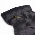 Brazilian Body Wave Clip in Hair Extensions180G 100%  Raw Brazilian Human Hair 3