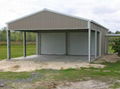 Carport with Storage Shed