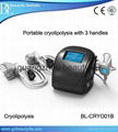 2016 Most Popular Desktop 3 Heads Cryolipolysis Fat Freeze slimming Machine