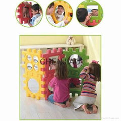 Big size Plastic Mirror Explore Building Blocks for Preschool