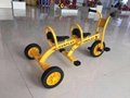 Preschool Nursery Child toy taxi kids tricycle with back seat 4