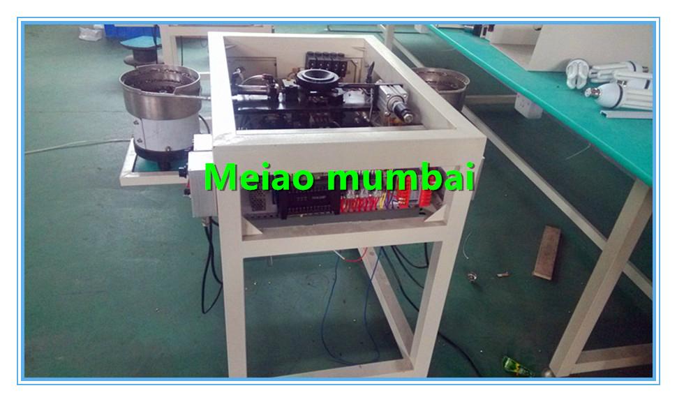 LED B22 bulb holder automatic cap crimping and riveting machine meiao