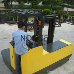 side loader electric reach stacker