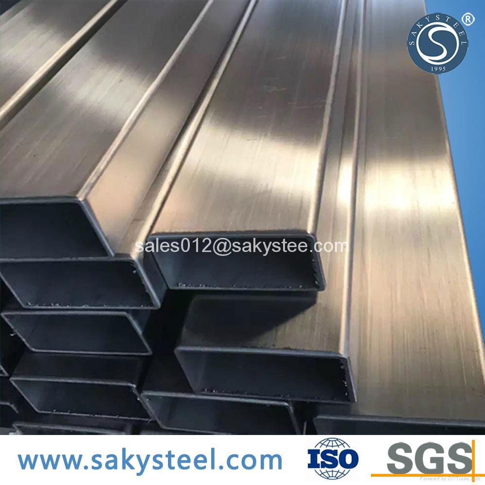 304 316 Stainless Steel Square Pipe  2