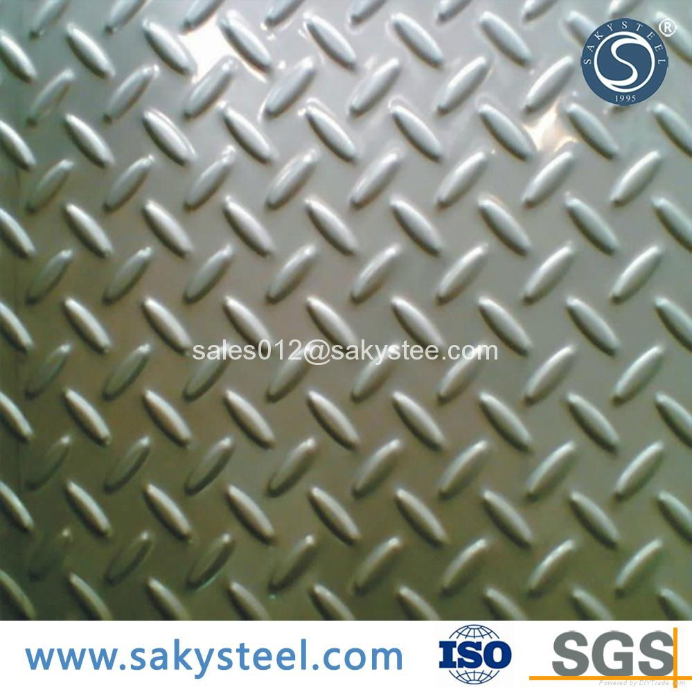 colded and hot rolled embossed stainless steel sheet&plate 5