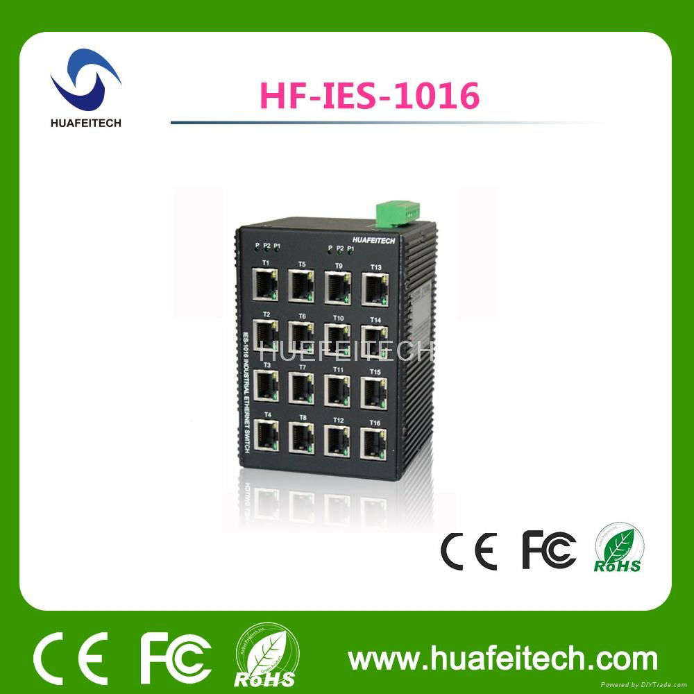 16 RJ45 Port Unmanaged Fast Ethernet Switch with RoHS