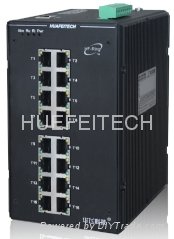Layer 3 16-Port Industrial Ethernet Switch 