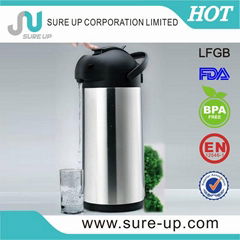 Unbreakable Body stainless steel water flask with lever pumping system (ASUG)