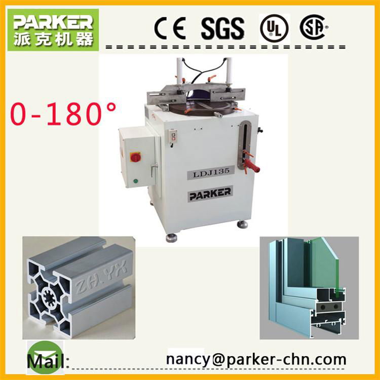 Aluminum  pvc  Profile single head cutting saw machine