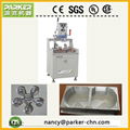 Aluminum  pvc  Profile single head cutting saw machine 3