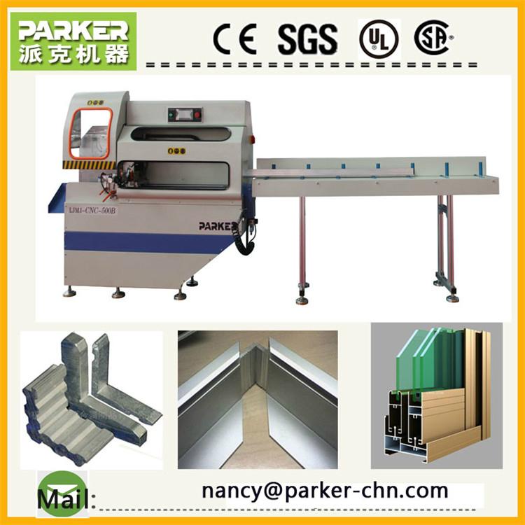 Aluminum  pvc  Profile single head cutting saw machine 4