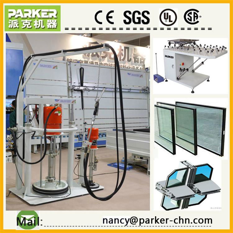 double glass making line two-component coating machine