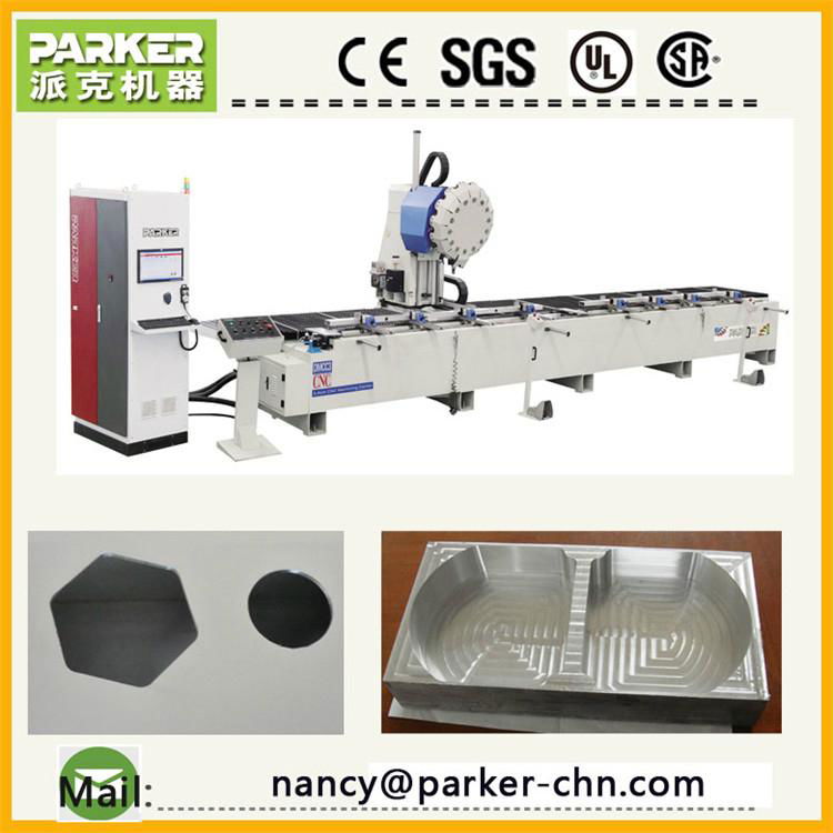 curtain wall drilling and milling machiney center