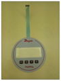round push button switch with transparent LCD window