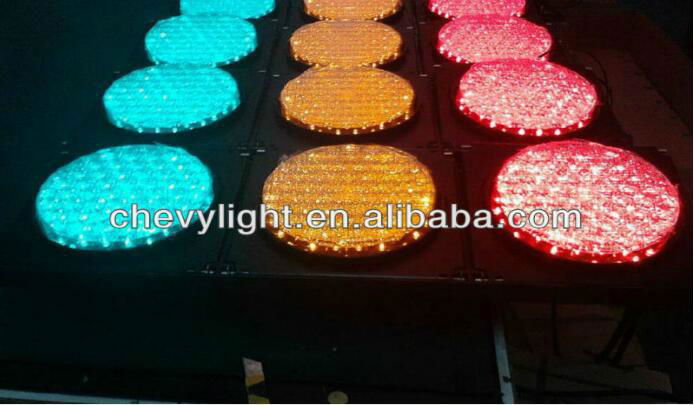300mm red +200mm Green & Yellow led traffic light with cobweb lens 2