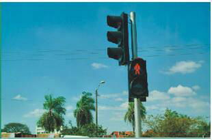  View larger image 400mm LED Static Pedestrian Traffic Light&signal  Add to My C 5