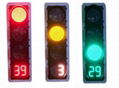 400mm 4 aspects full ball countdown timer LED Traffic Signal