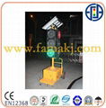 2m Height Four sides Moveable Solar LED Traffic Light 1