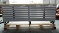TJG Stainless Steel Tool Cabinet Type 96 Inch Metal Tool Box With Wheels With Wo