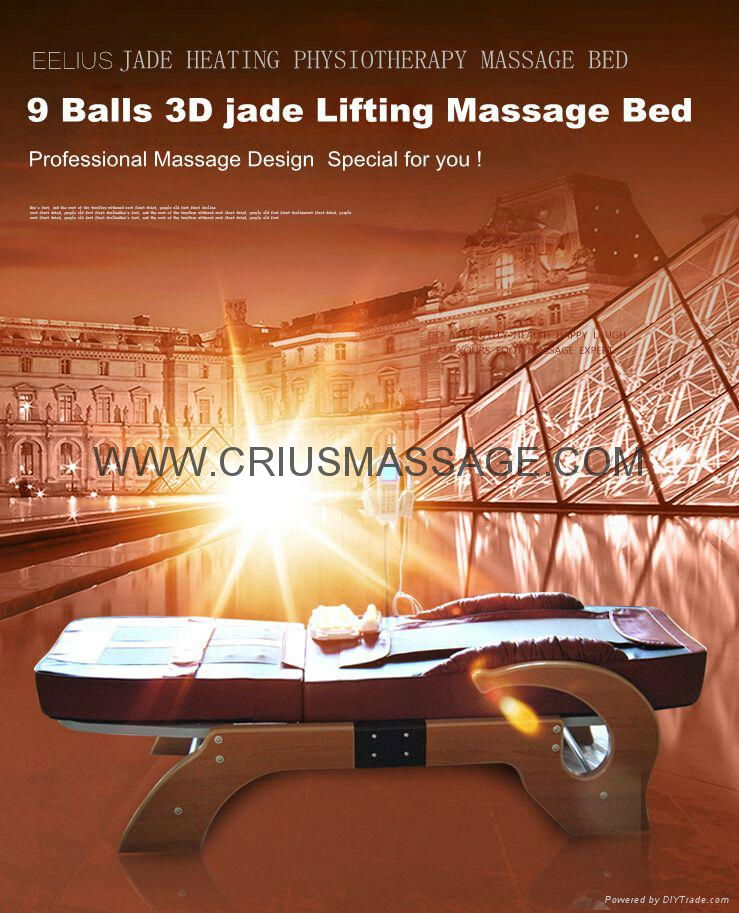 new full body jade stone massage bed 2