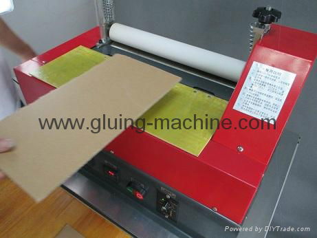 400mm hot melt  roller gluing machine 2