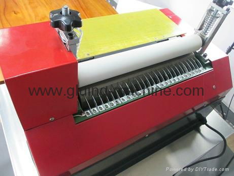 400mm hot melt  roller gluing machine 5