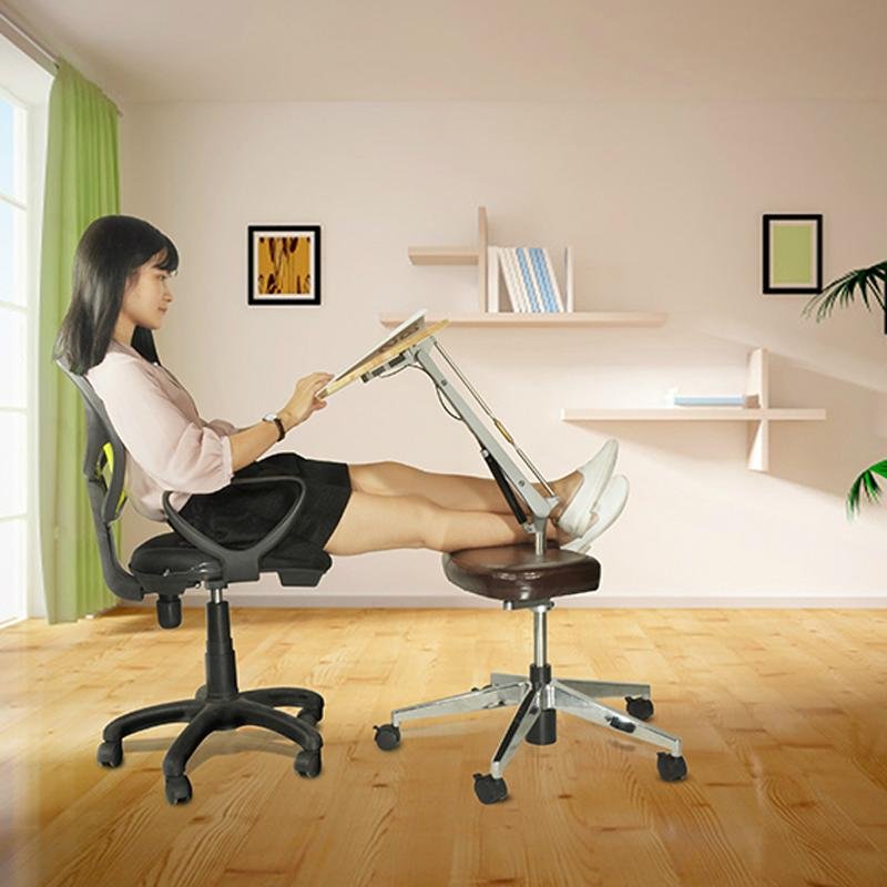 Ergonomic removable lifting multi-function table monitor stand for standing desk