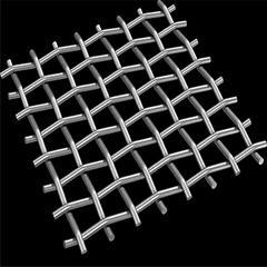 Rock crusher sieve mesh