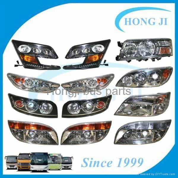 Luxury Bus Design Bus Body Parts Bus LED Headlight 24V 5