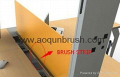 brush strip for office furniture