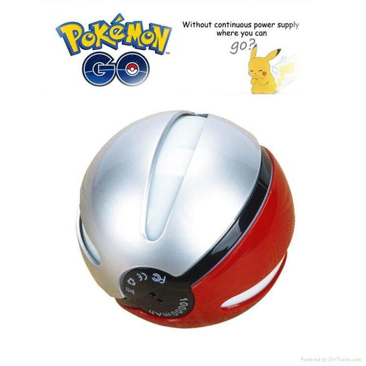 christmas sale 8000mah led projection pokeball magic ball pokemon go power bank