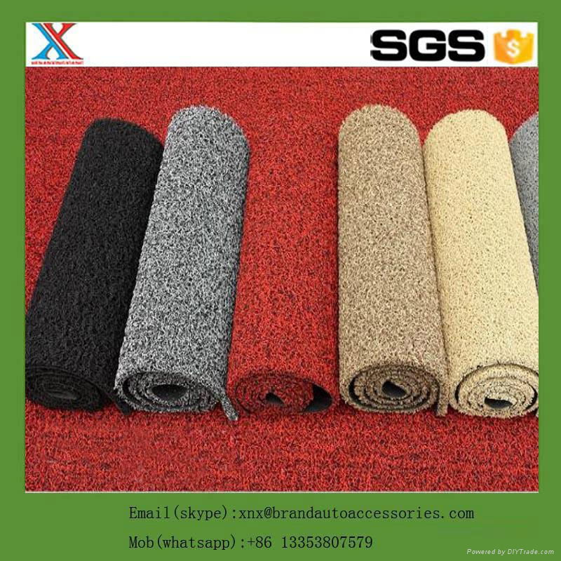 eco-friendly double color PVC coil cushion anti-fatigue waterproof floor car mat 2
