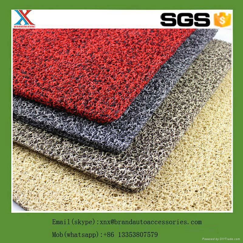 cheap pvc coil mat pvc car carpet roll made in China pvc coil floor mat in roll 5