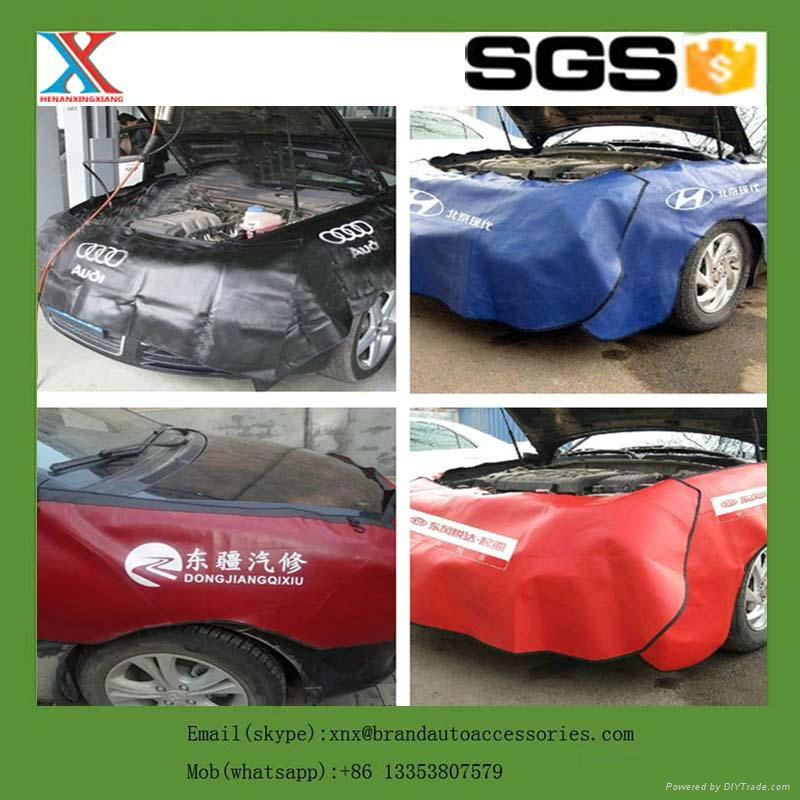 car repair kit cork oil mat fender cover pu fender protector cover car