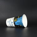 Single Wall Paper Packing Cup For Ice Cream With Lid 5