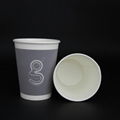 12oz kraft paper cup paper waxed paper cup 4