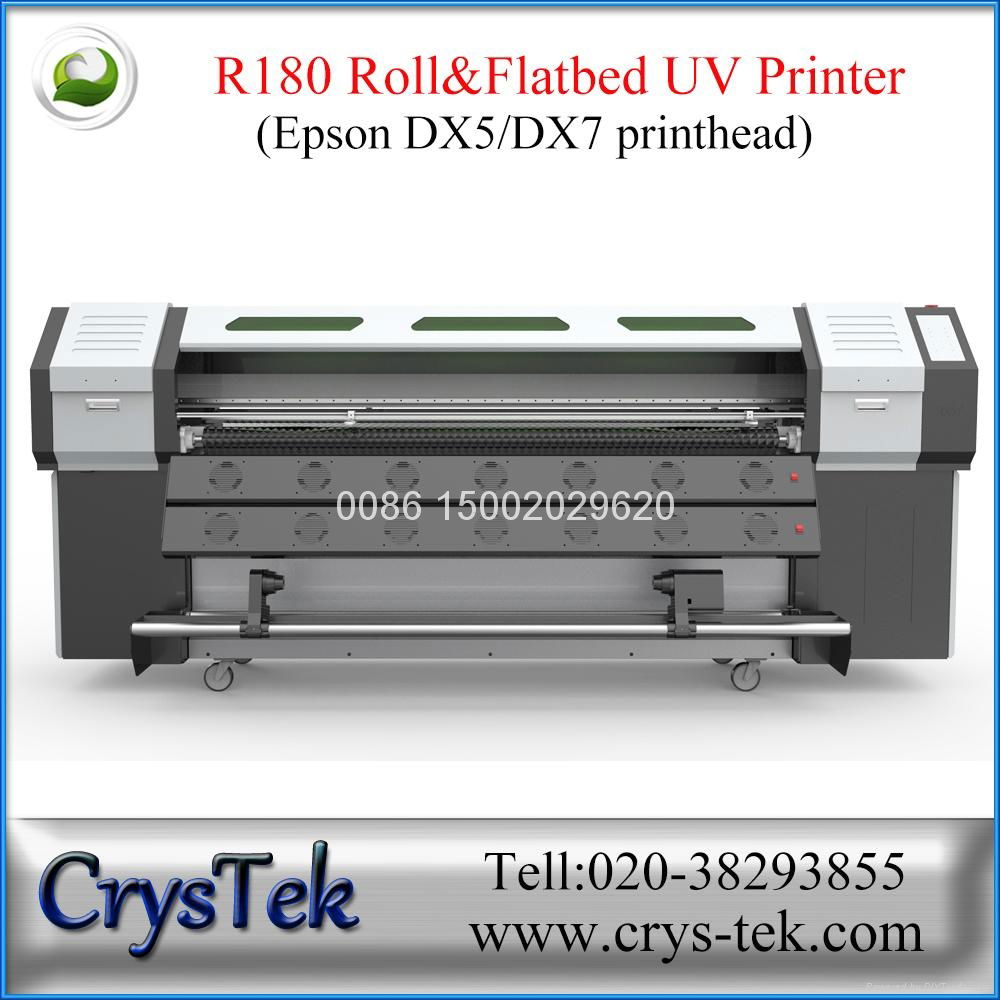 CrysTek CT-R180 Xenons roll and flatbed hybird uv printer 2