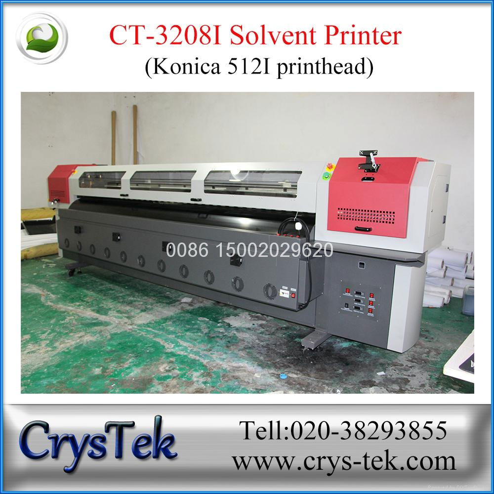 CrysTek CT-3208I konica 512I solvent printer 1440dpi large format printing 4