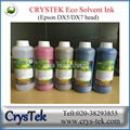 CrysTek eco solvent ink for Epson dx5