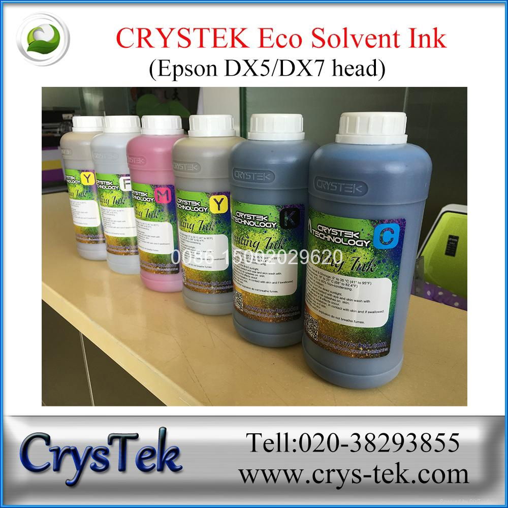 CrysTek eco solvent ink for Epson dx5/dx7 printhead 5