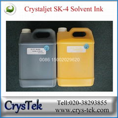 Crystaljet sk4 solvent ink for Seiko 510/35pl printhead