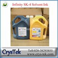 High quality Infinity sk4 solvent ink 1L and 5L packing for Infinity printing  1