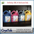 High quality Infinity sk4 solvent ink 1L and 5L packing for Infinity printing  5