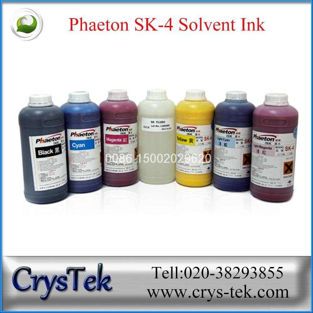 Phaeton  seiko 35pl sk4 solvent ink for Phaeton solvent printer 2