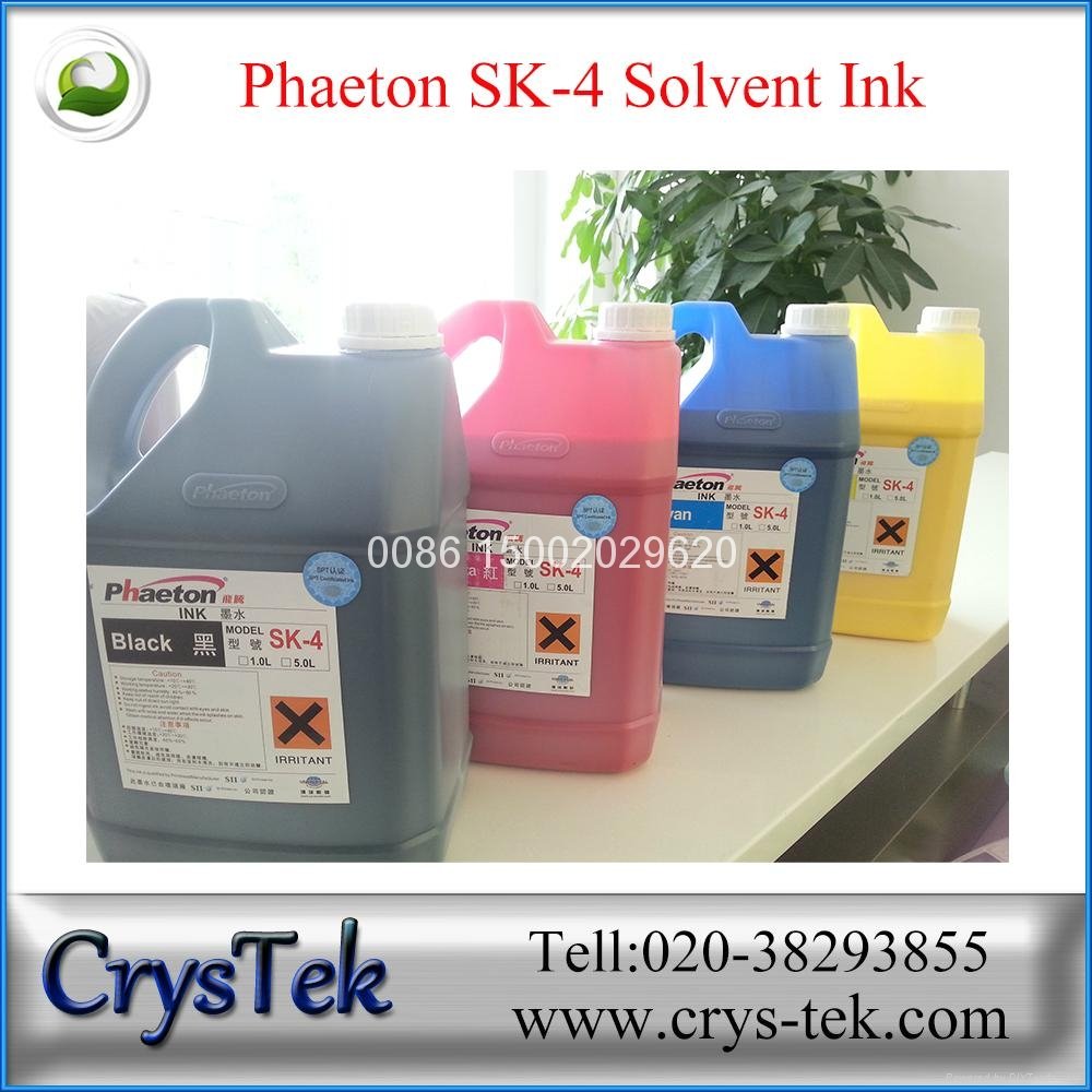 Phaeton  seiko 35pl sk4 solvent ink for Phaeton solvent printer