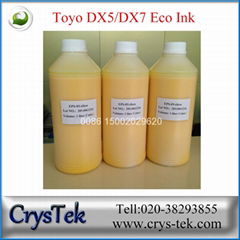 Toyo eco solvent ink for Epson dx5/dx7