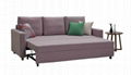 living room fabric sofa bed with storage