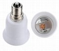 E14 to E27 lamp converter adapter CE ROHS approved 2
